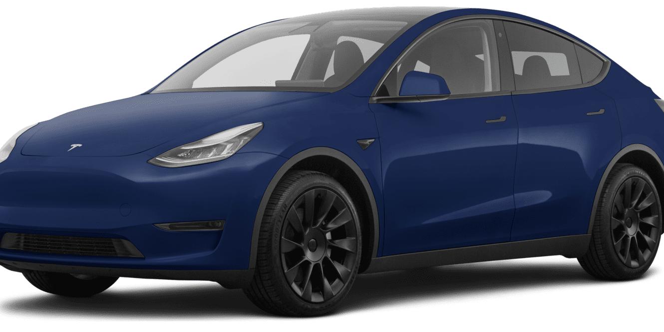 TESLA MODEL Y 2021 5YJYGAEE4MF262989 image